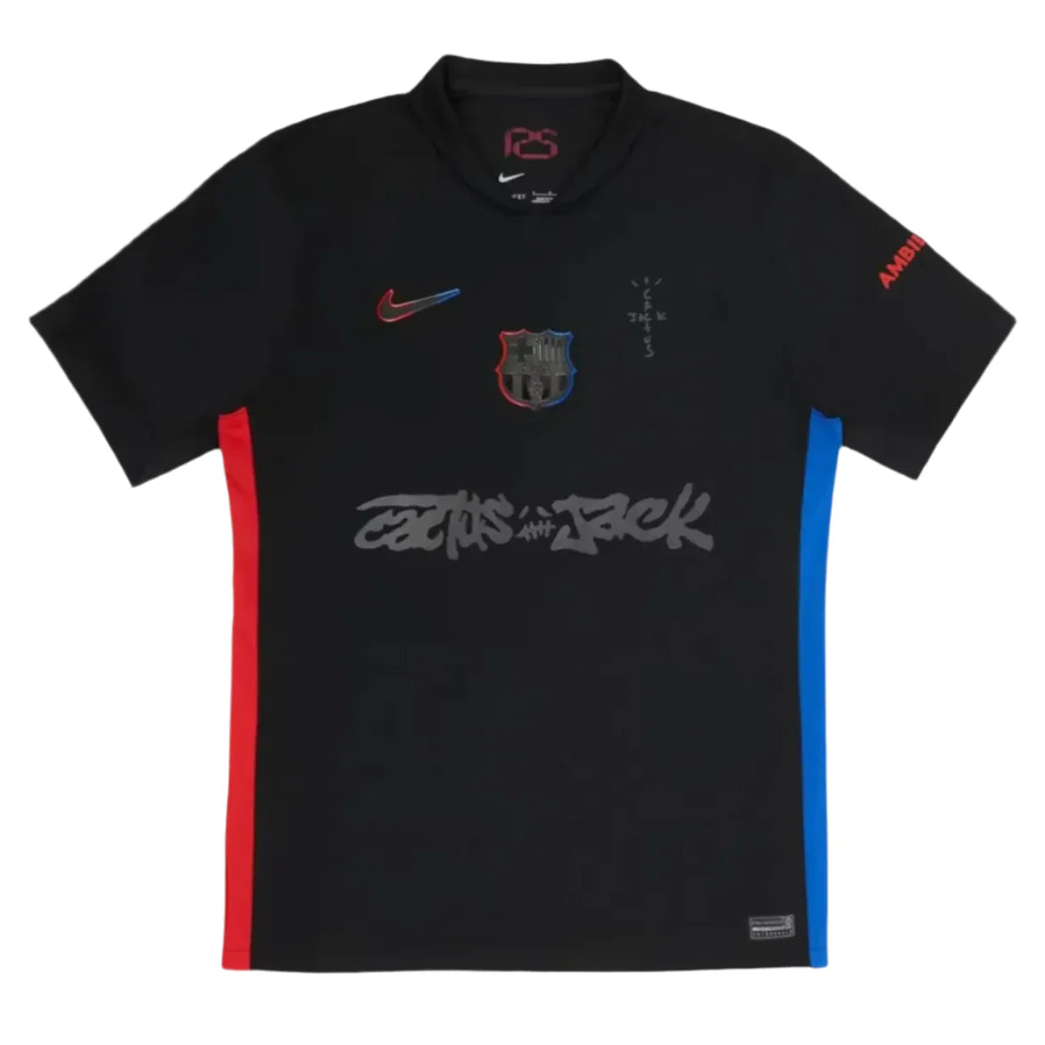 Travis Scott x FC Barcelona 2024/25 Match Away Cactus Jack Jersey Black