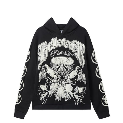 Hellstar “ONLY IN DARKNESS YOU CAN SEE THE STAR” Hoodie -Black