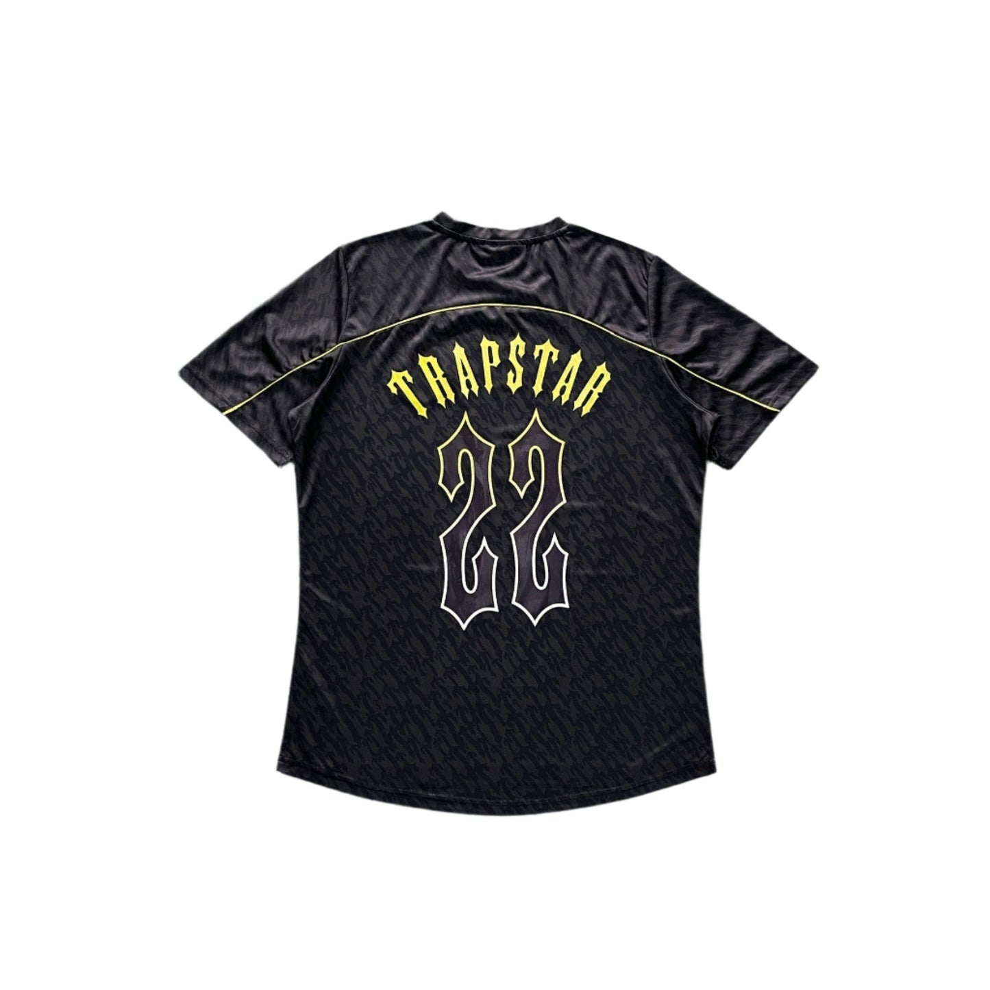 Trapstar T Football Jersey- Black/Lime